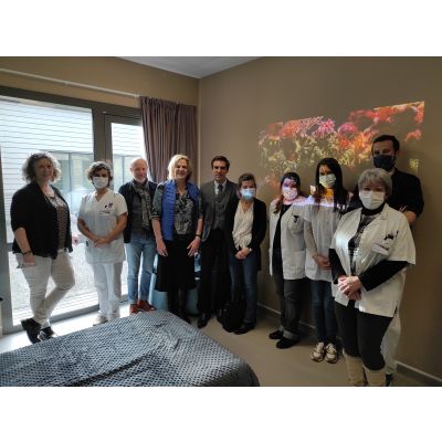 Inauguration de deux espaces Snoezelen en psychiatrie